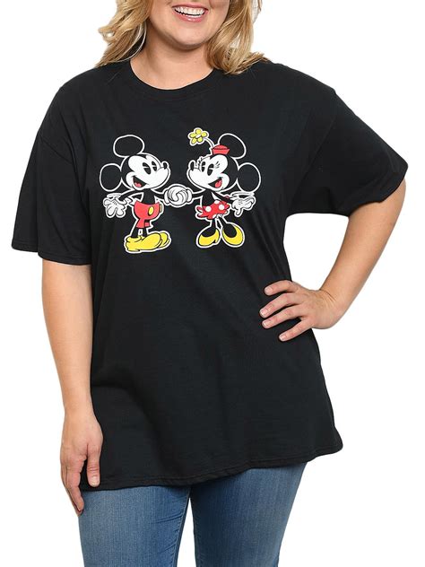 plus size mickey mouse t shirt|plus size mickey mouse shirts for women.